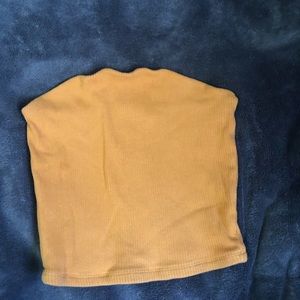 solid yellow tube top